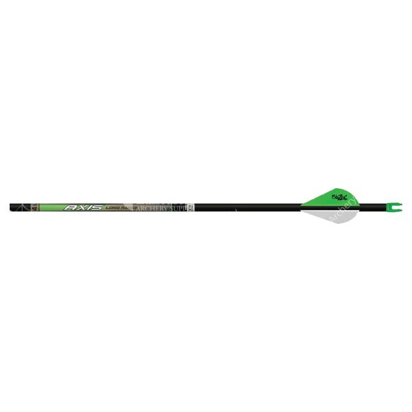 Easton 4mm Axis Long Range Pre-Fletched Arrows - 6 Count Supply - Image 2