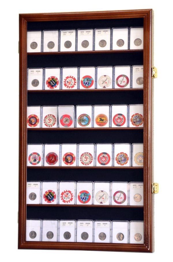42 Collector NGC PCGS ICG Coin Slab Display Case Cabinet Online Sale - Image 4
