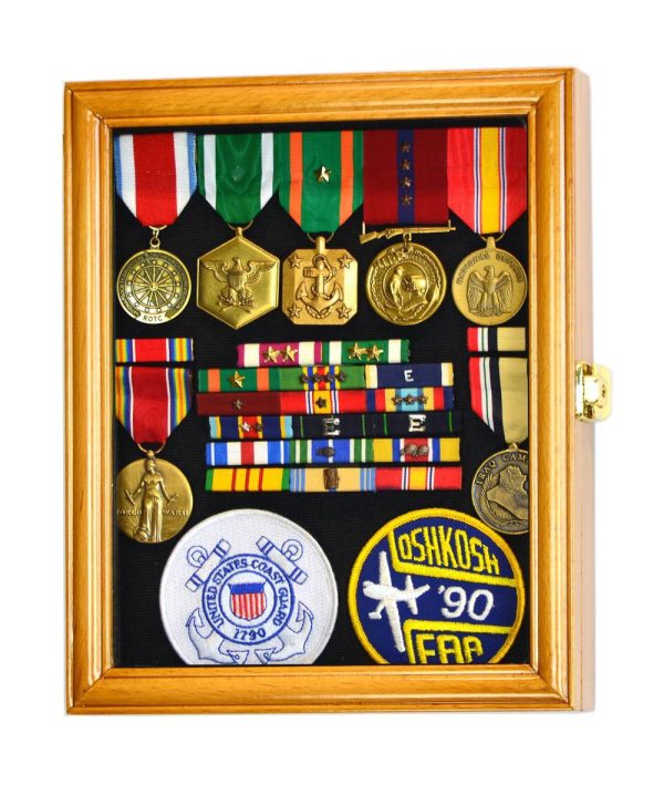 XS Military Medals, Pins, Patches, Insignia, Ribbons Display Case Cabinet Supply