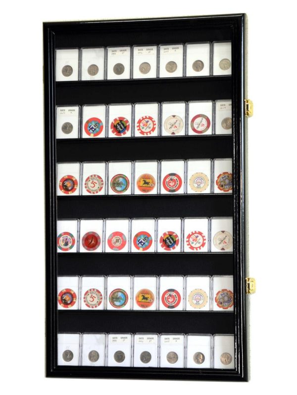 42 Collector NGC PCGS ICG Coin Slab Display Case Cabinet Online Sale - Image 2