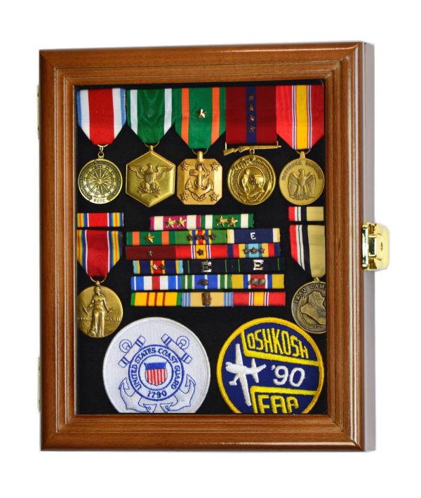 XS Military Medals, Pins, Patches, Insignia, Ribbons Display Case Cabinet Supply - Image 2