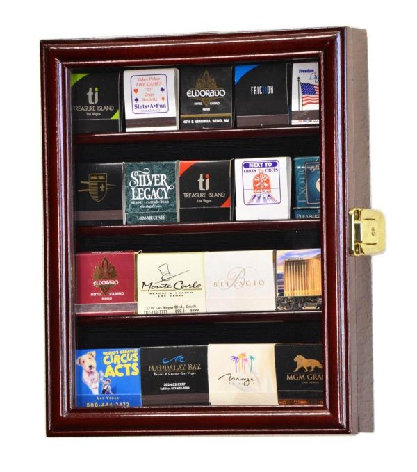 20 Matches Matchbook Display Case Cabinet on Sale - Image 4