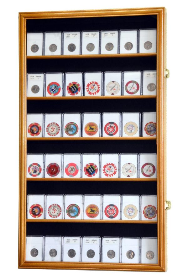 42 Collector NGC PCGS ICG Coin Slab Display Case Cabinet Online Sale - Image 3